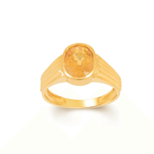 High Quality Yellow Sapphire Ring