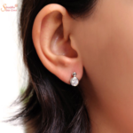 new fashionable moissanite diamond earring tops