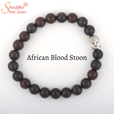 African blood stone bracelet