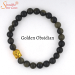 golden bosidian gemstone bracelet