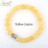 natural yellow calcite gemstone bracelet