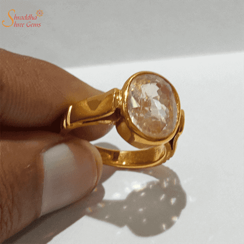 Citrine Ring Sunela Gemstone Ring