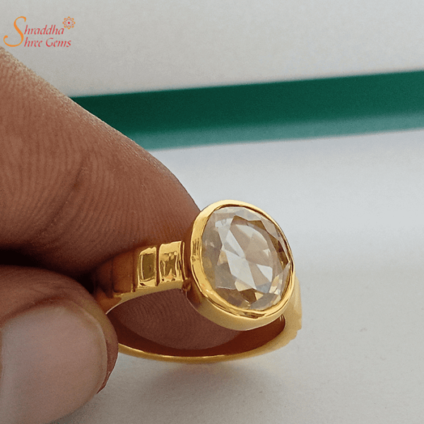 Natural And Certified Citrine Ring