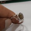 Certified cat's eye gemstone ring, lehsunia gemstone ring