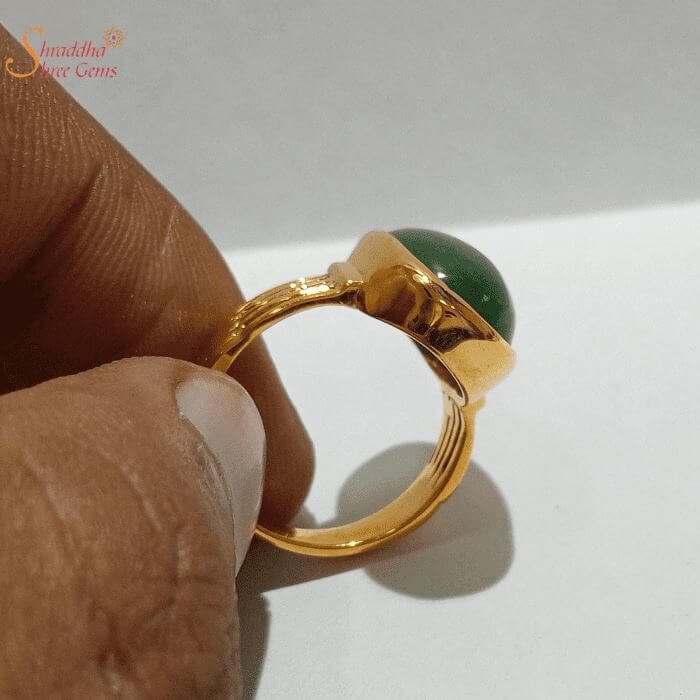 healing gemstone gift for her everyday jewelry Oval Smooth Moldavite Ring Handmade natural Moldavite jewelry minimalist jewelry for her 10.5 natural green Moldavite ring 