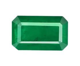 Natural and certified loose emerald