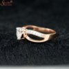 Moissanite Diamond Anniversary Ring
