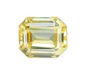 Loose yellow sapphire (Pukhraj) gemstone