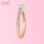 Heart Shape Moissanite Diamond Engagement Ring