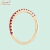 Ruby Gemstone Stackable Ring