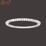small moissanite diamond stackable ring