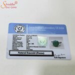 Adjustable Emerald Gemstone Ring
