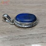 Certified Lapis Lazuli Gemstone Pendant