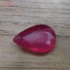 Pear Shape 5 Carat Loose Ruby Gemstone