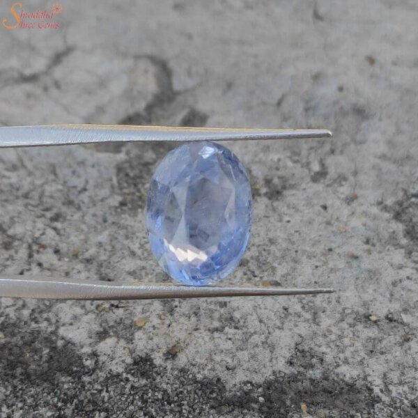 6 Carat Ceylon Blue Sapphire (Neelam) Gemstone