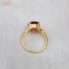 Oval Shape Amethyst Gemstone Ring