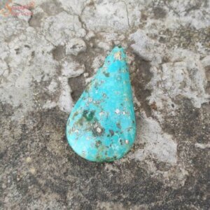 Natural 9.76 Carat Turquoise (Firoza) Gemstone