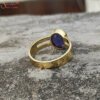 Certified Iolite Gemstone Ring In Panchdhatu