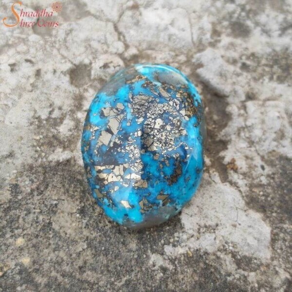 Natural 7 Carat Turquoise (Firoza) Gemstone