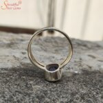 Certified Iolite Gemstone Ring In Sterling Silver