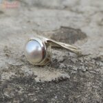 Natural Pearl (Moti) Gemstone Ring
