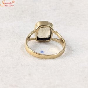 Natural Ceylon Yellow Sapphire Ring, Pukhraj Gemstone Ring