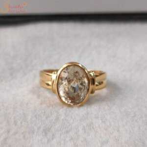 High Quality Yellow Sapphire Ring, Pukhraj Ring