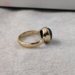 malachite gemstone ring