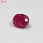 oval shape mozambique ruby gemstone