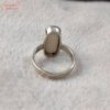 white coral gemstone ring