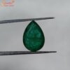 3 carat pear shape loose emerald gemstone