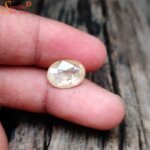 5 carat ceylon yellow sapphire gemstone