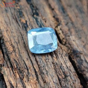 Natural 5.44 Carat Ceylon Loose Blue Sapphire Pitambari Gemstone, Neelam Pitambari Stone