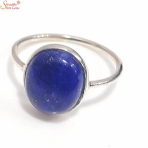 Sterling Silver Lapis Lazuli Gemstone Ring