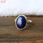 certified lapis lazuli ring