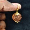 five mukhi rudraksha pendant