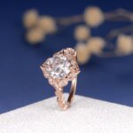 moissanite diamond vintage ring