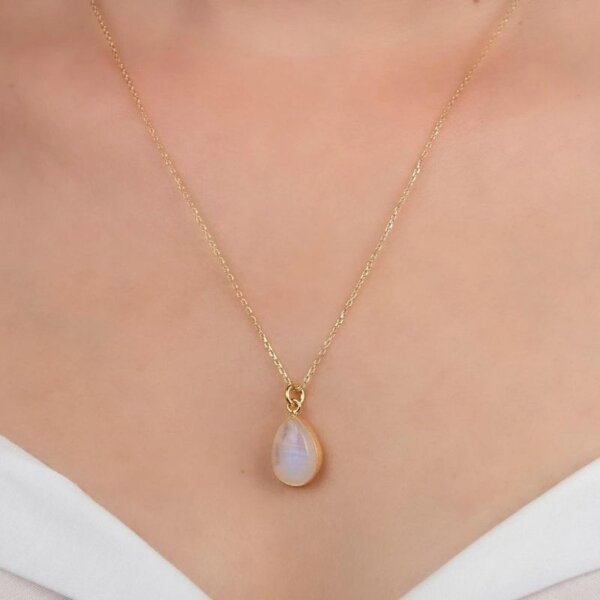 natural moonstone necklace
