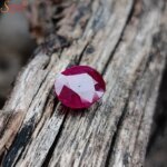 natural mozambique ruby gemstone