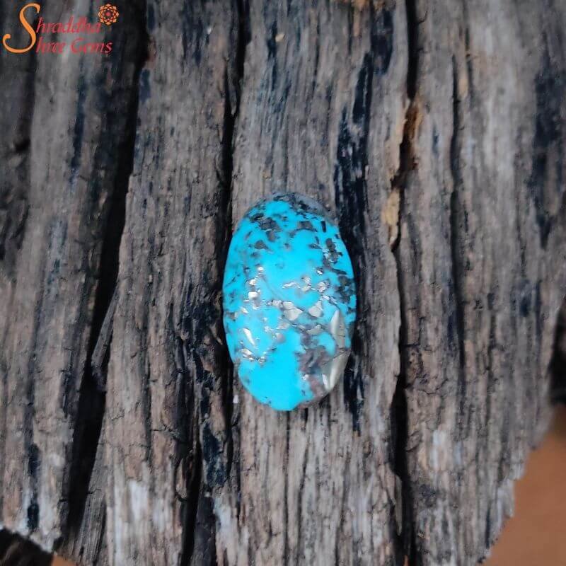 Certified Turquoise Stone, Firoza Gemstone