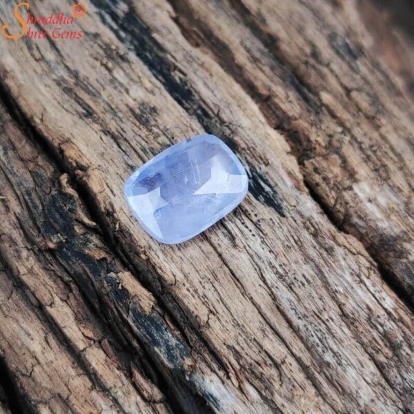 cushion shape blue sapphire gemstone