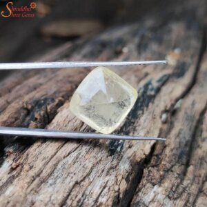 10.17 Carat Ceylon Yellow Sapphire Gemstone, Pukhraj Stone