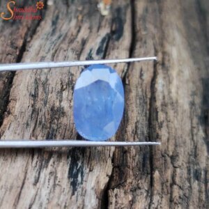 9.18 Carat Ceylon Blue Sapphire Gemstone, Neelam Stone