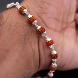 Natural Nepal Rudraksha Beads Bracelet