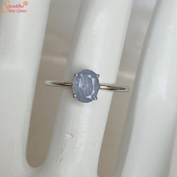 Oval Ceylon Blue Sapphire Ring