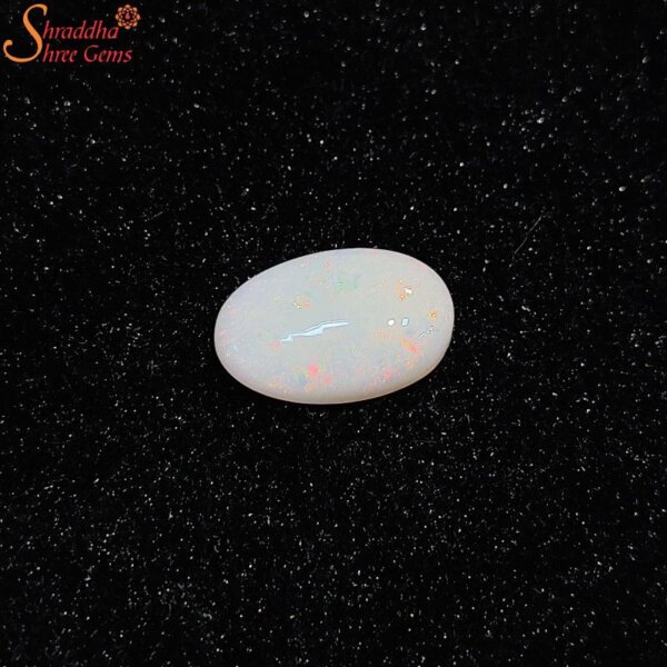 loose oval opal gemstone