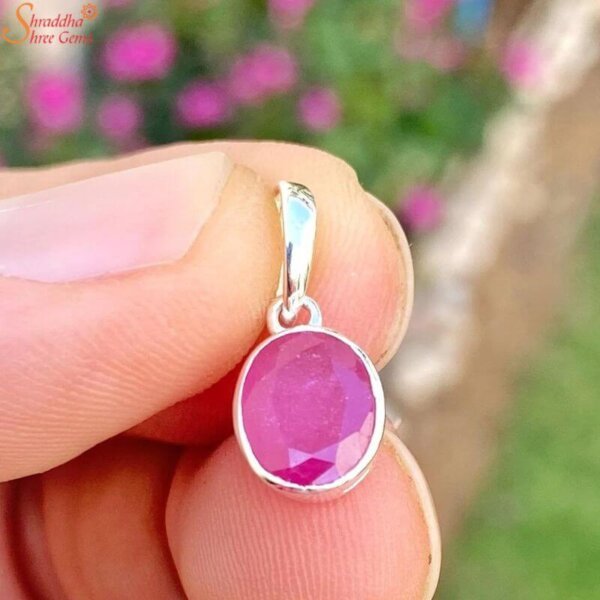 red ruby pendant
