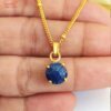 round lapis lazuli panchdhatu necklace
