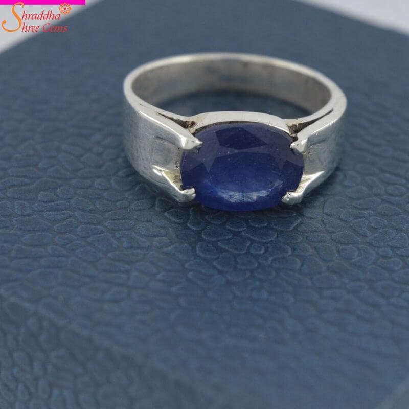 Natural Blue Sapphire Ring, September Birthstone Ring