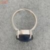 sterling silver blue sapphire ring
